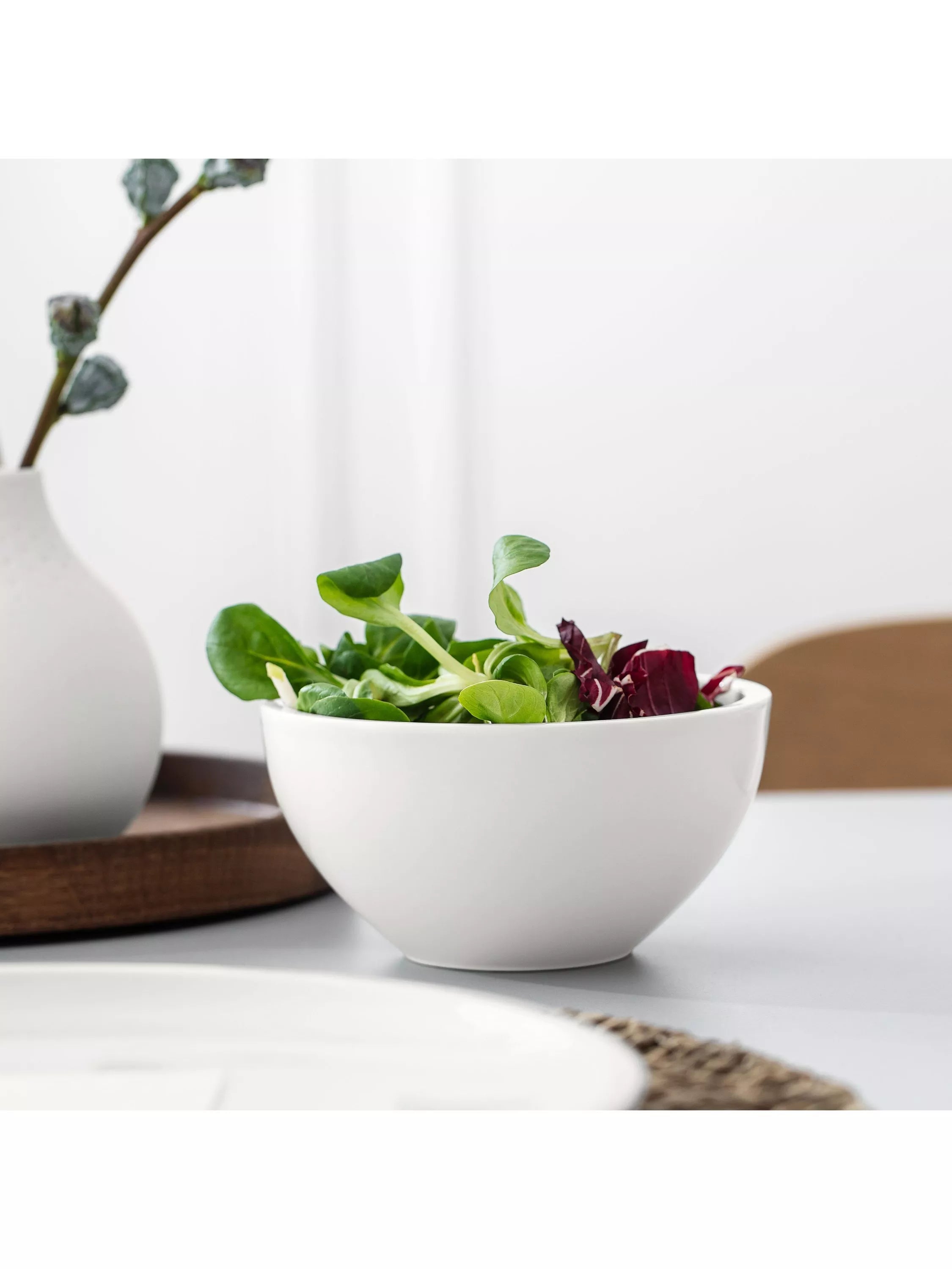 Villeroy & Boch porcelain cereal bowl set of 2 white 14cm - British product