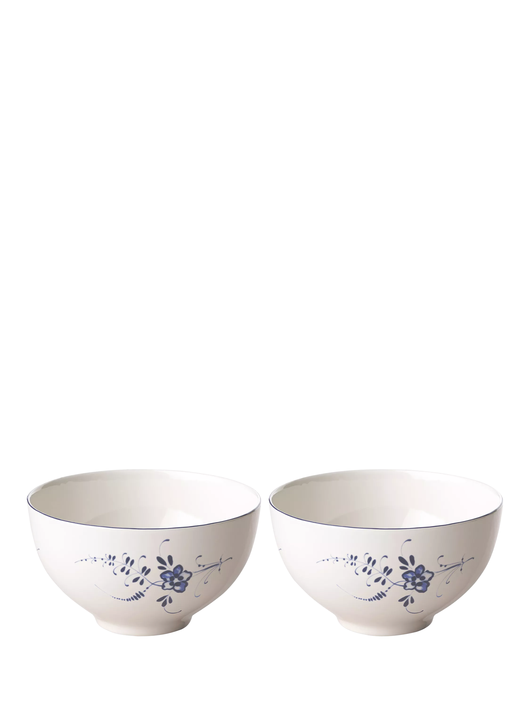 Villeroy & Boch Old Luxembourg porcelain cereal bowl set of 2 - British product