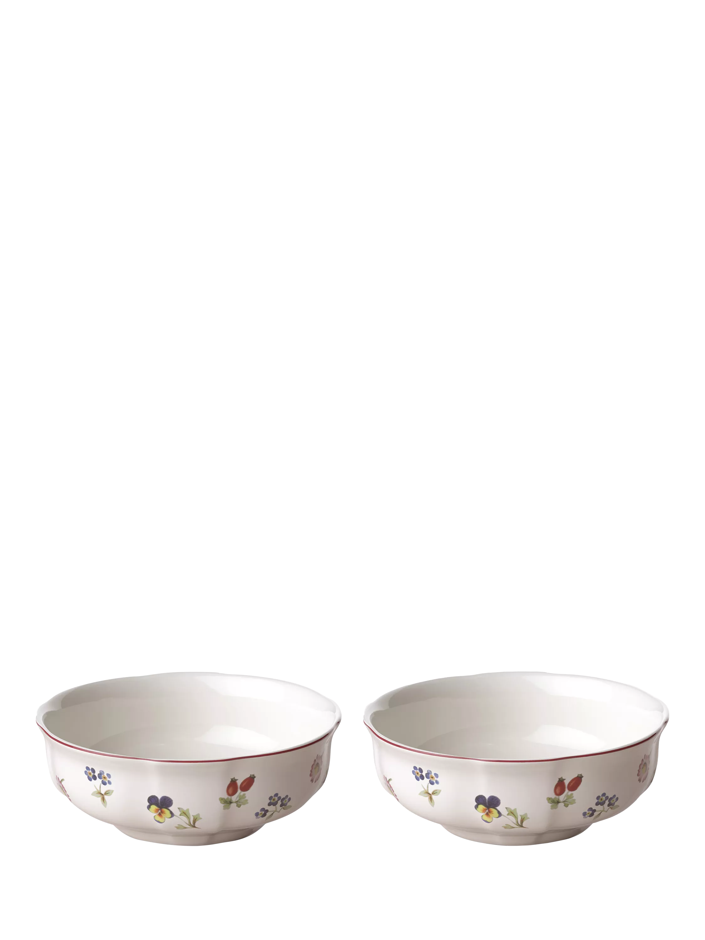 Villeroy & Boch Petite Fleur cereal bowl set 15cm, imported from UK