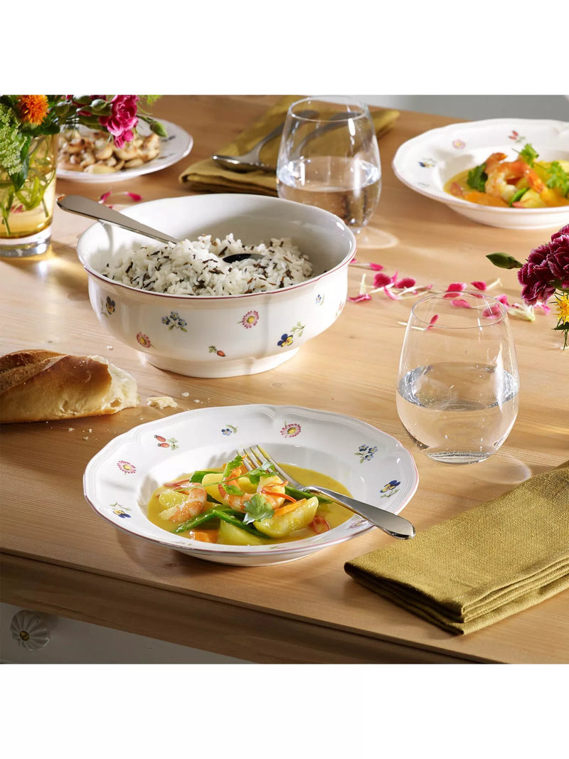 Villeroy & Boch Petite Fleur pasta bowls 25cm set of 2, imported from the UK