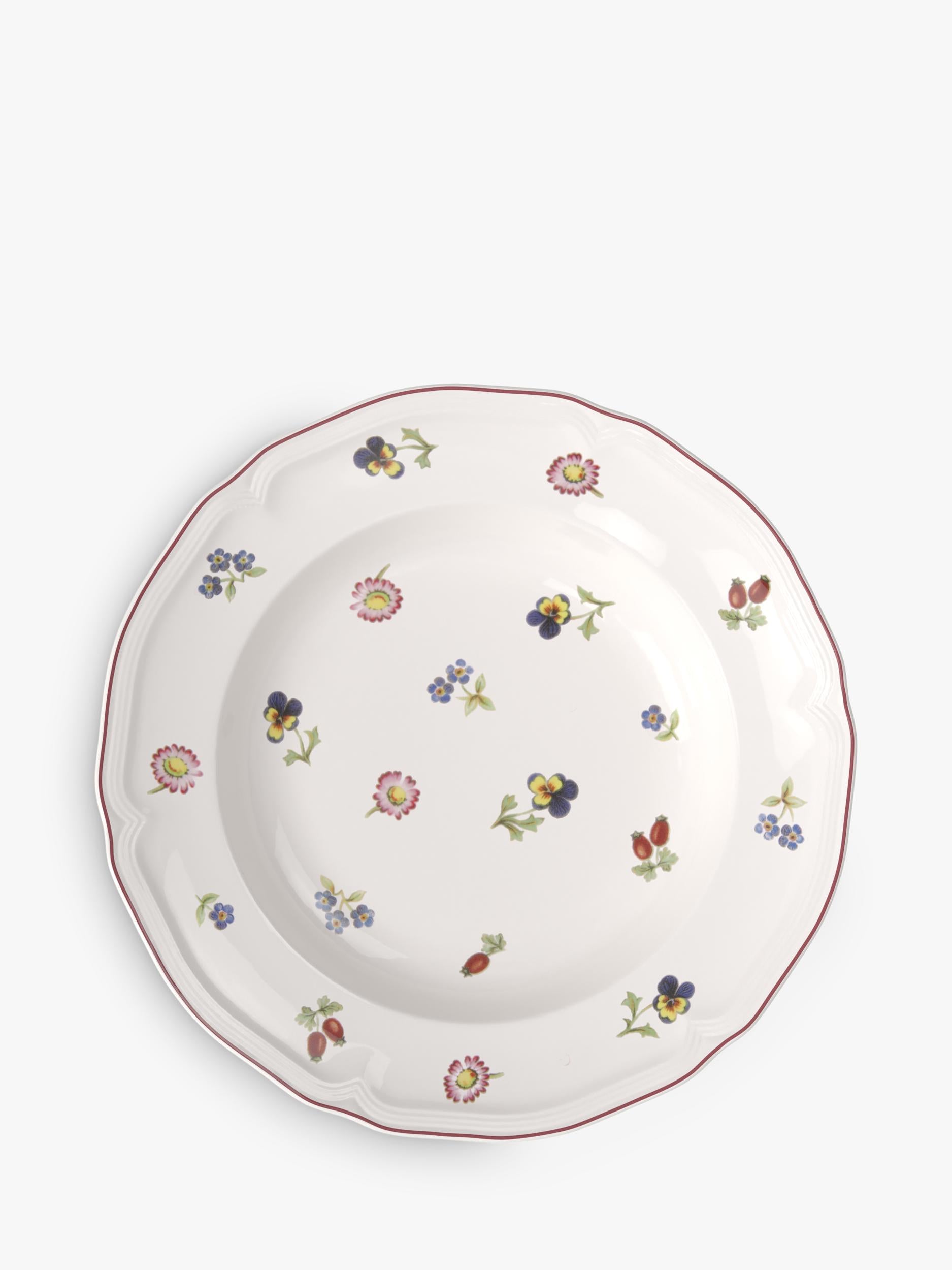 Villeroy & Boch Petite Fleur pasta bowls 25cm set of 2, imported from the UK