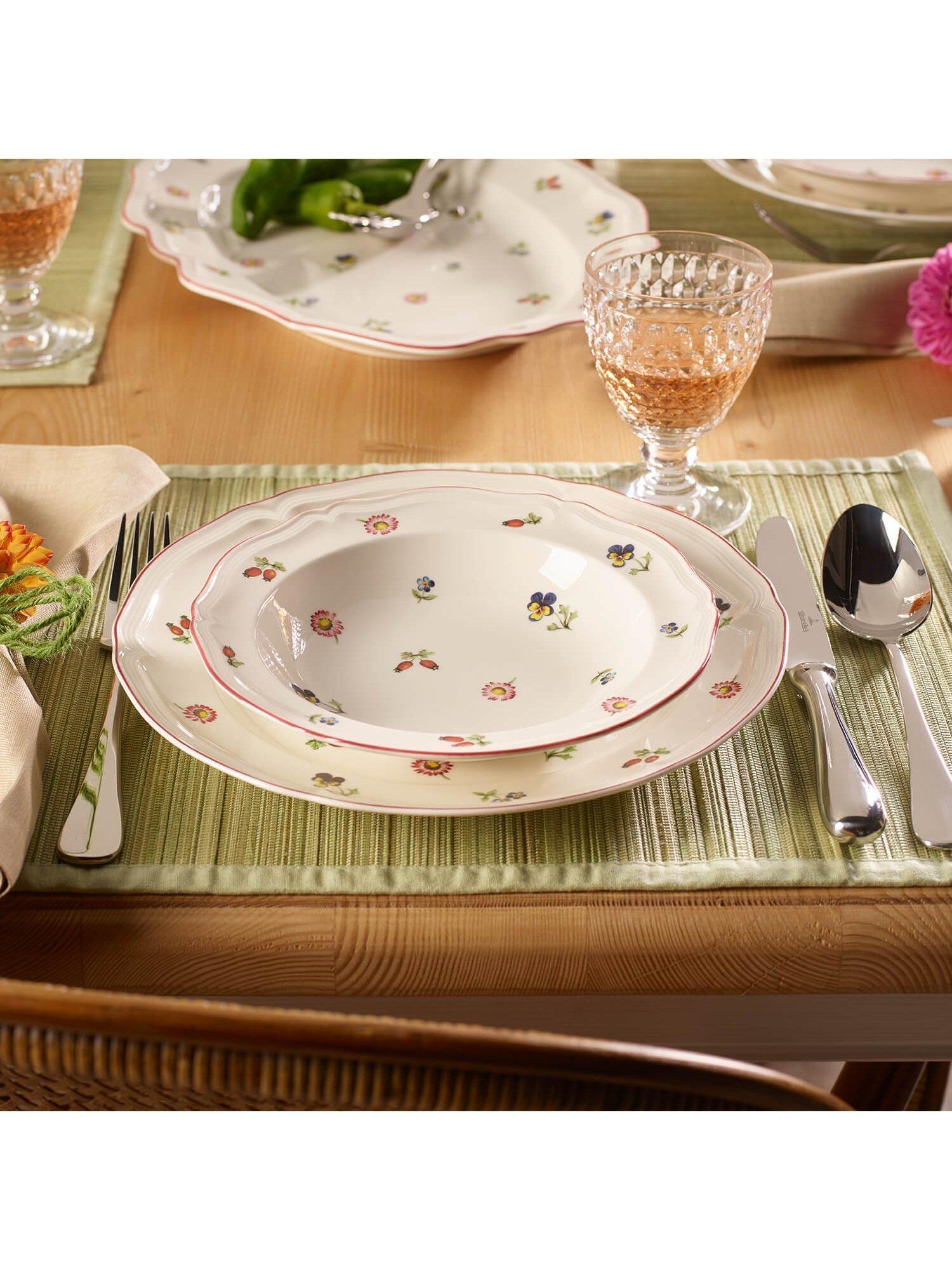 Villeroy & Boch Petite Fleur pasta bowls 25cm set of 2, imported from the UK