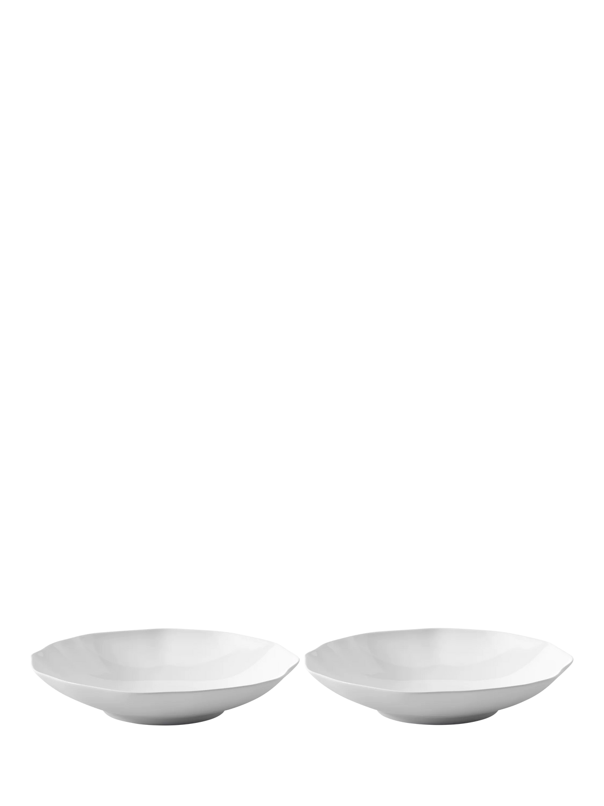 Villeroy & Boch bone porcelain pasta bowl set of 2 white, imported from the UK