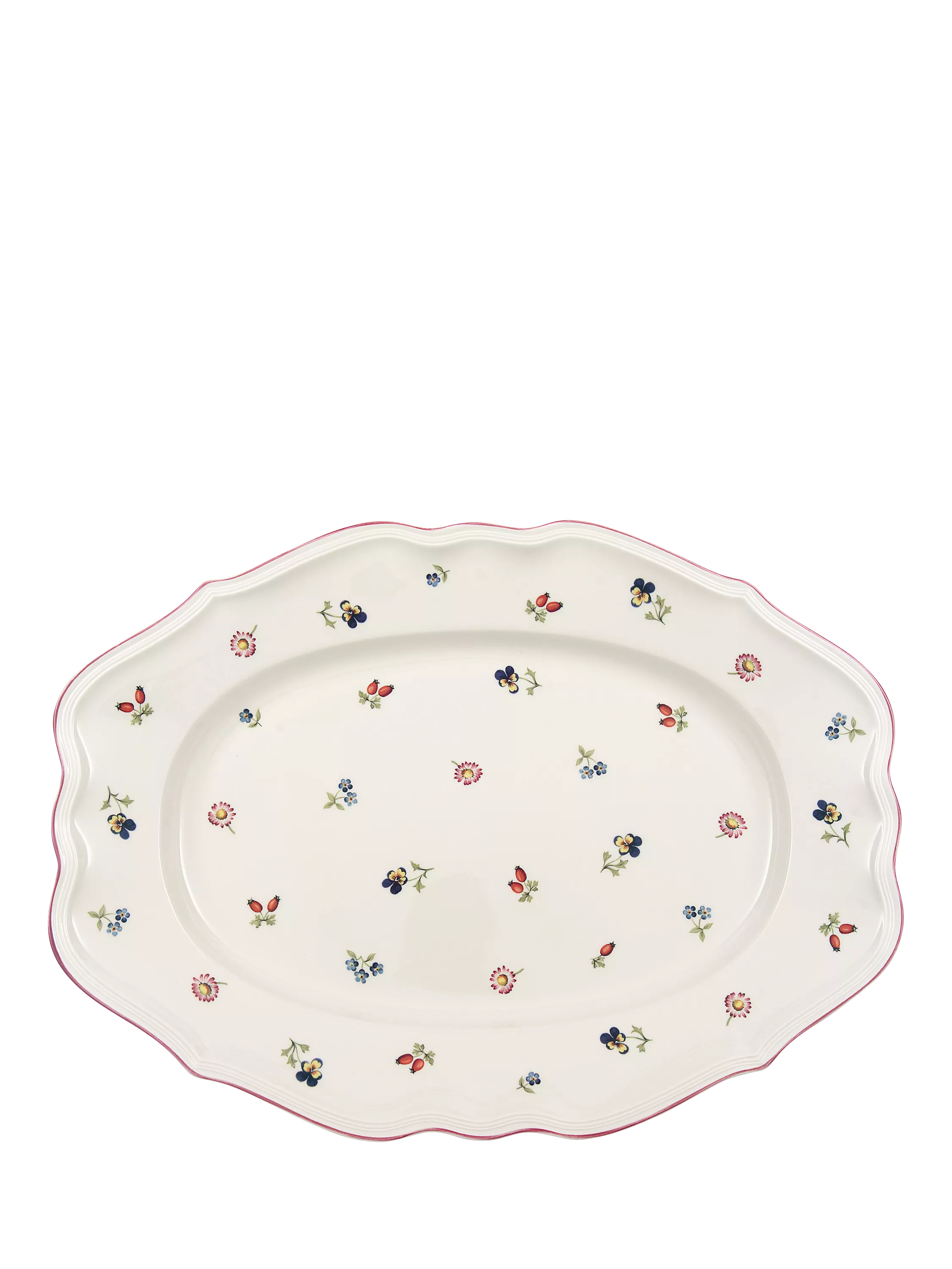 Villeroy & Boch Petite Fleur porcelain oval platter 42.5cm - British product