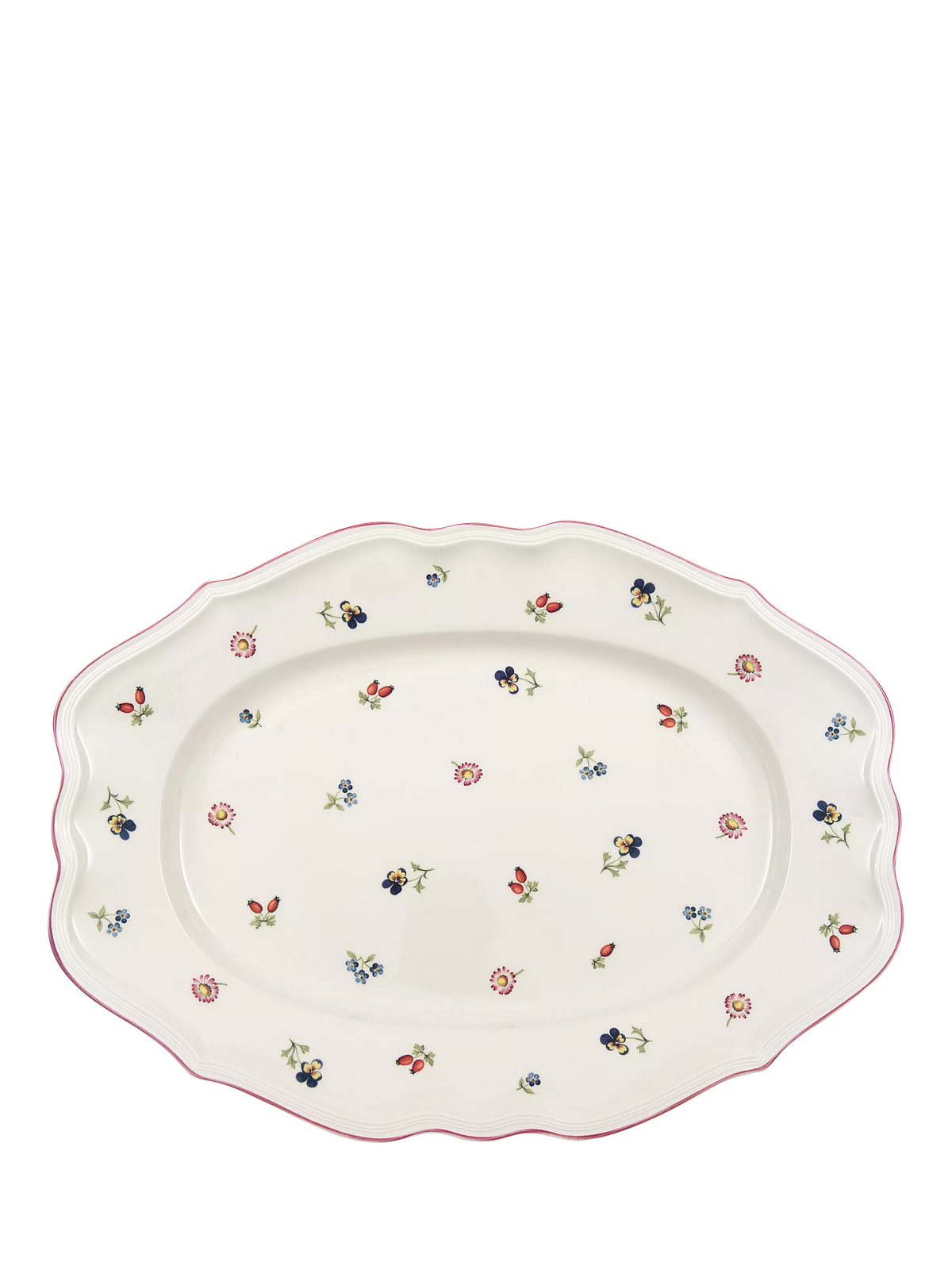 Villeroy & Boch Petite Fleur porcelain oval platter 42.5cm - British product