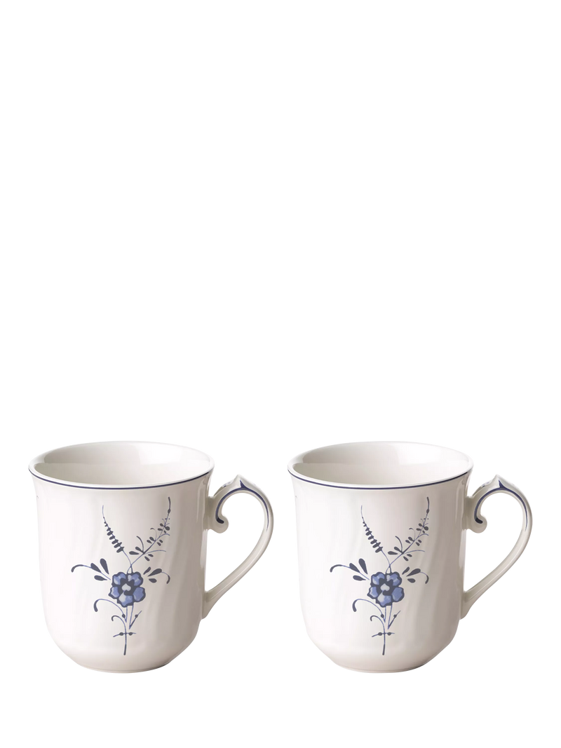 Villeroy & Boch set of 2 porcelain mugs 260ml (British brand)