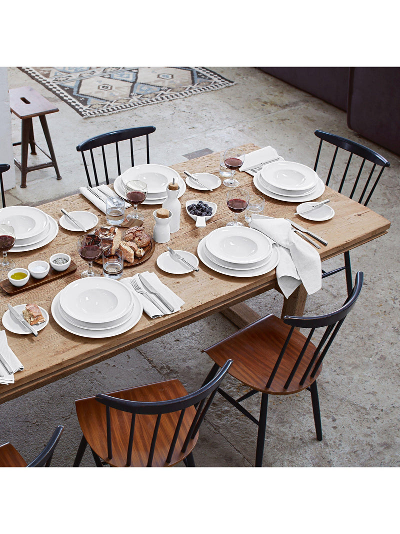 Villeroy & Boch dinnerware starter set 8 piece white, imported from the UK