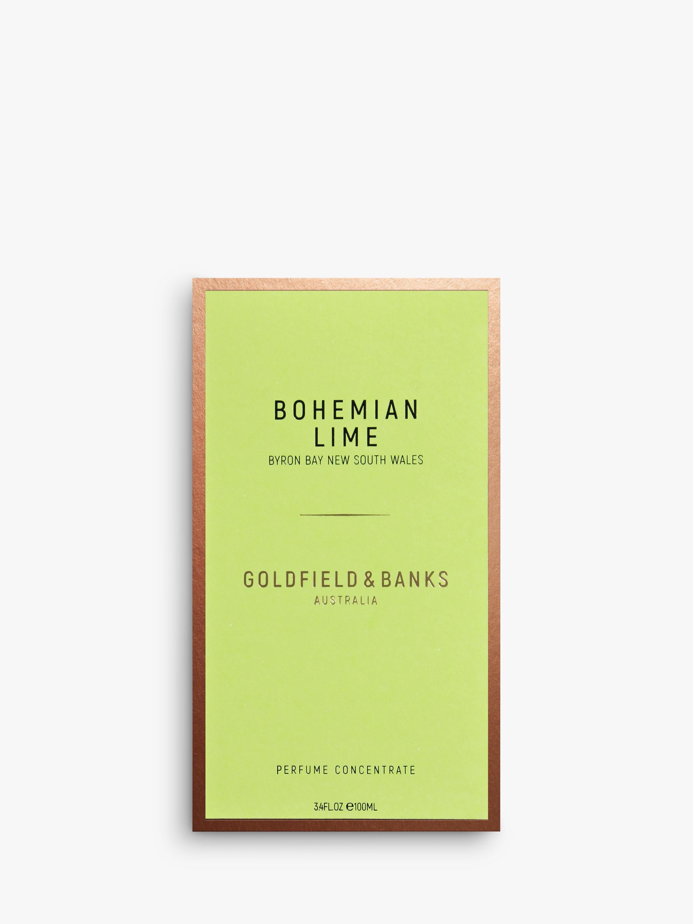 Goldfield & Banks Bohemian Lime Eau de Parfum 100ml, imported from the UK