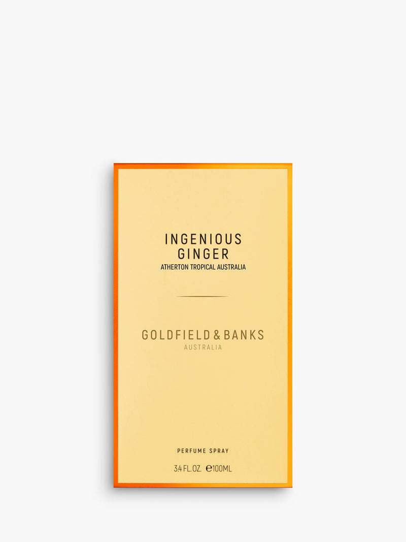 Goldfield Banks Ingenious Ginger Eau de Parfum 100ml, imported from the UK