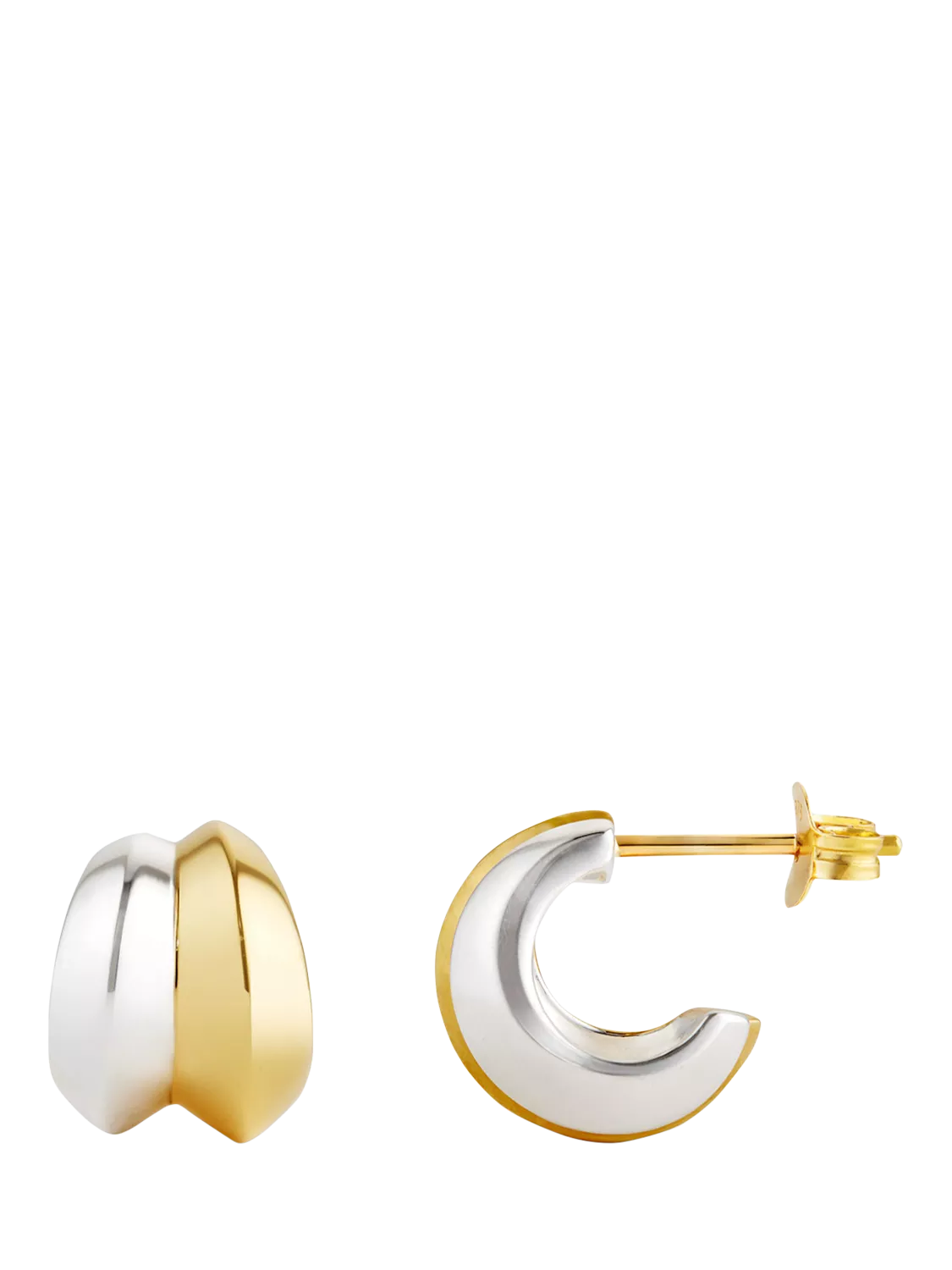 Dinny Hall Double Hoop Gold Vermeil Earrings