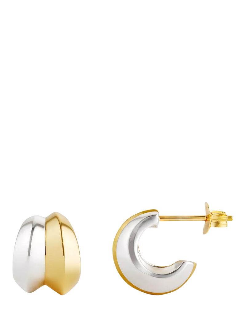 Dinny Hall Double Hoop Gold Vermeil Earrings