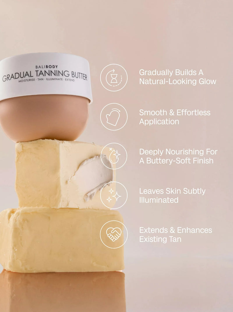 Bali Body Gradual Tanning Butter 200g, imported from the UK