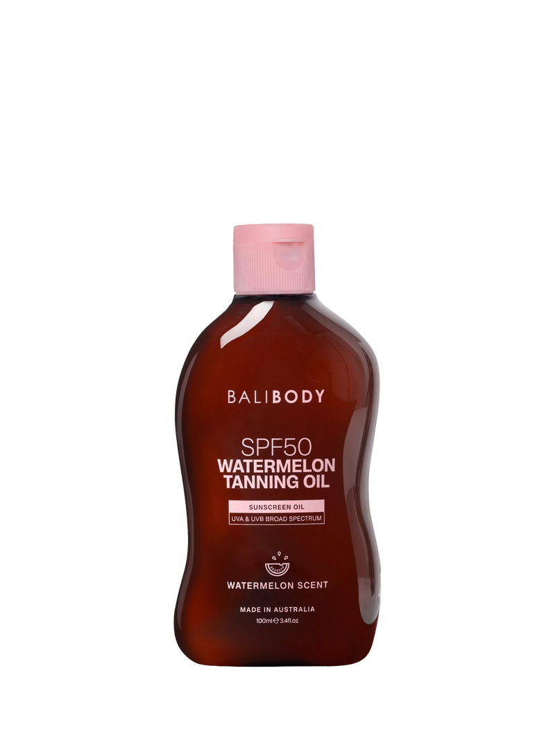 Bali Body watermelon sunscreen oil SPF 50 100ml (British brand)