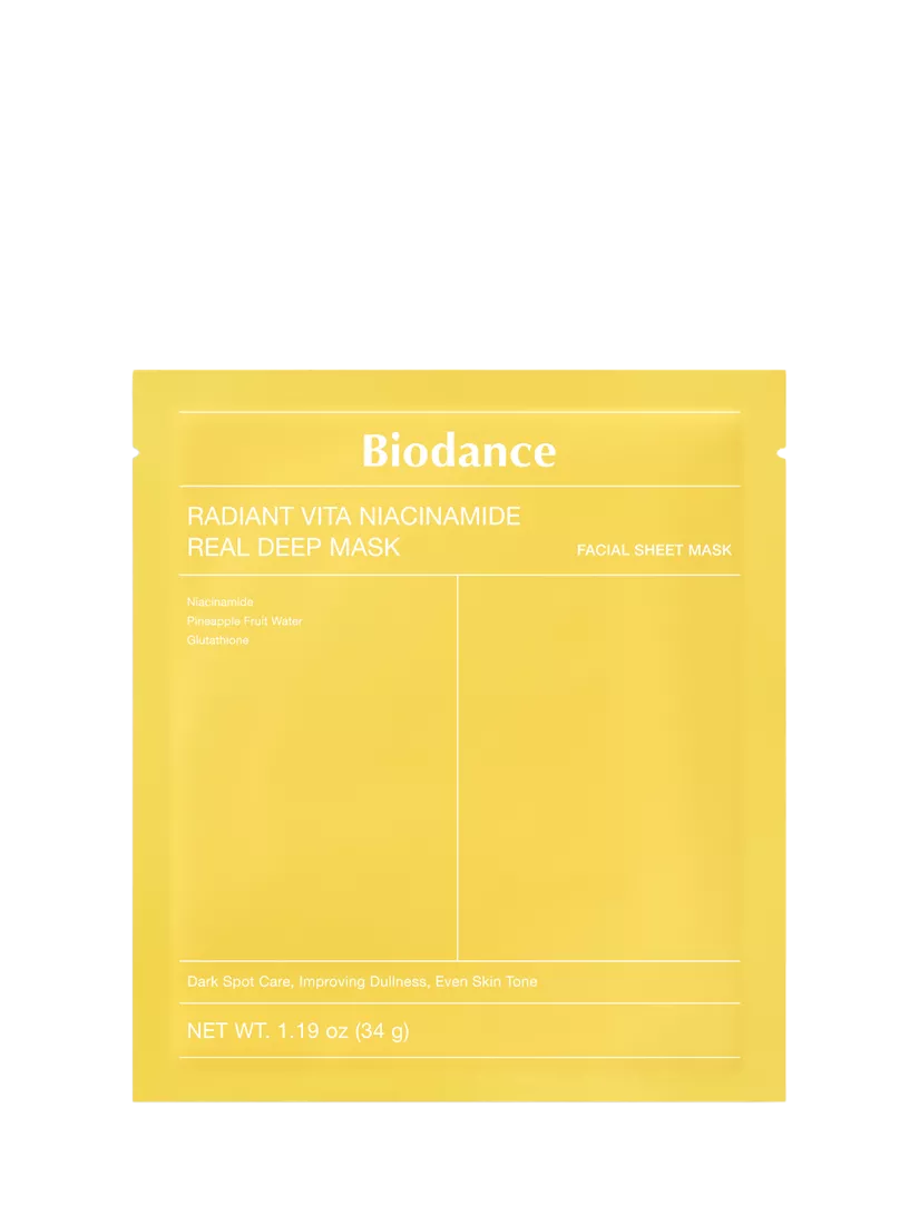 Biodance sheet mask niacinamide hydrogel 136g, imported from the UK
