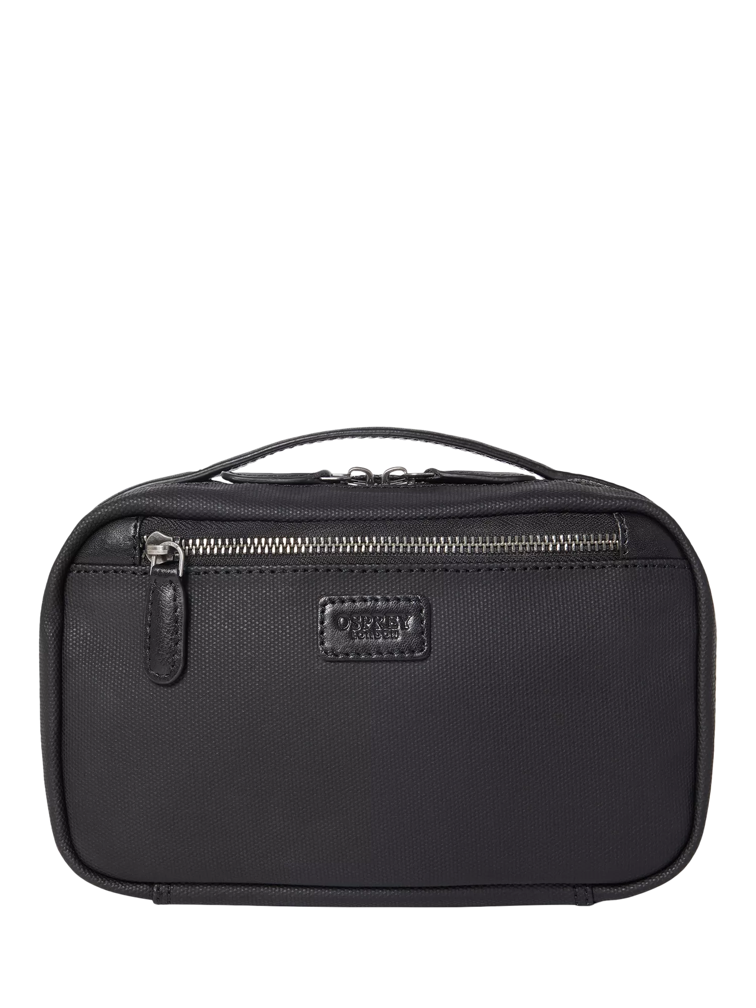 OSPREY LONDON Waxed Canvas Frontline Travel Pouch, Khaki/Chestnut