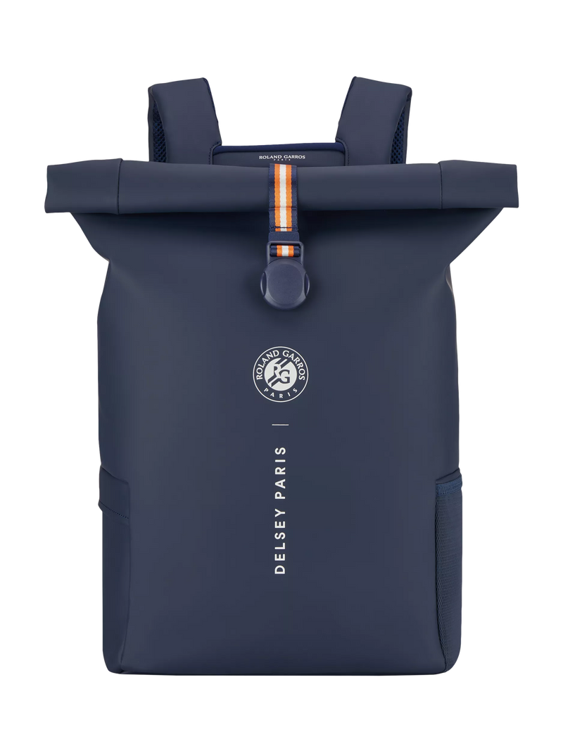 DELSEY Roland-Garros roll-top backpack 26L navy blue, UK version