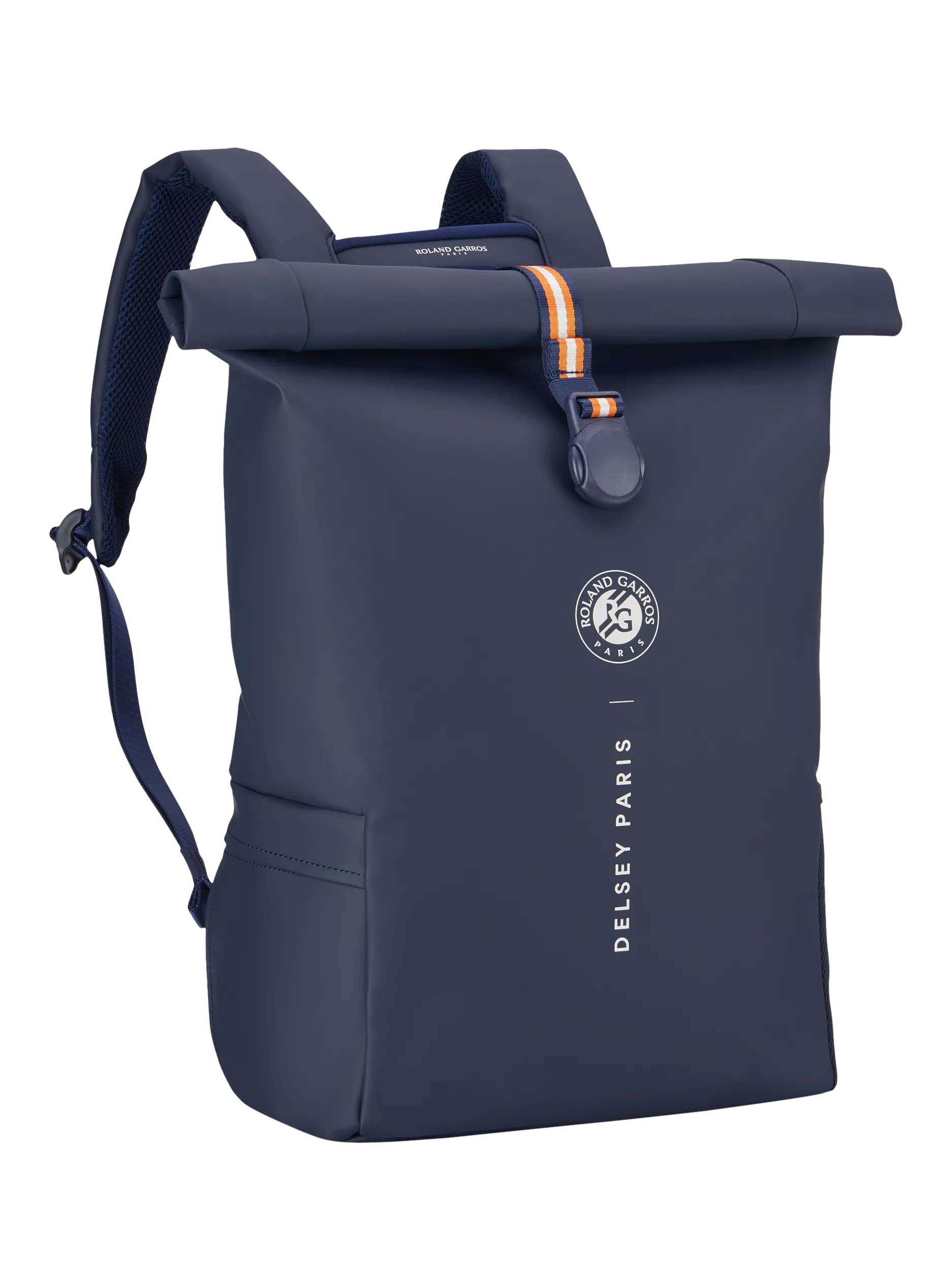 DELSEY Roland-Garros roll-top backpack 26L navy blue, UK version