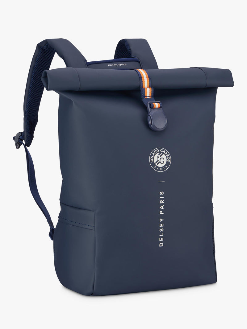 DELSEY Roland-Garros roll-top backpack 26L navy blue, UK version