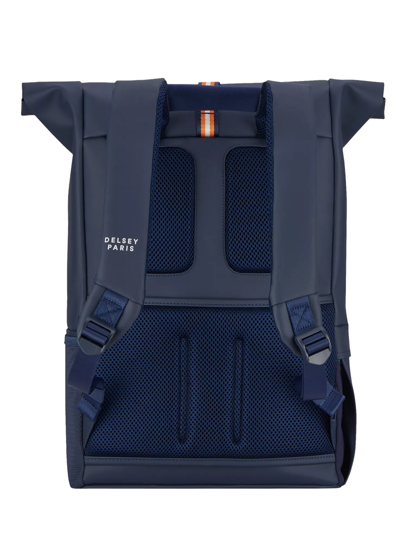 DELSEY Roland-Garros roll-top backpack 26L navy blue, UK version
