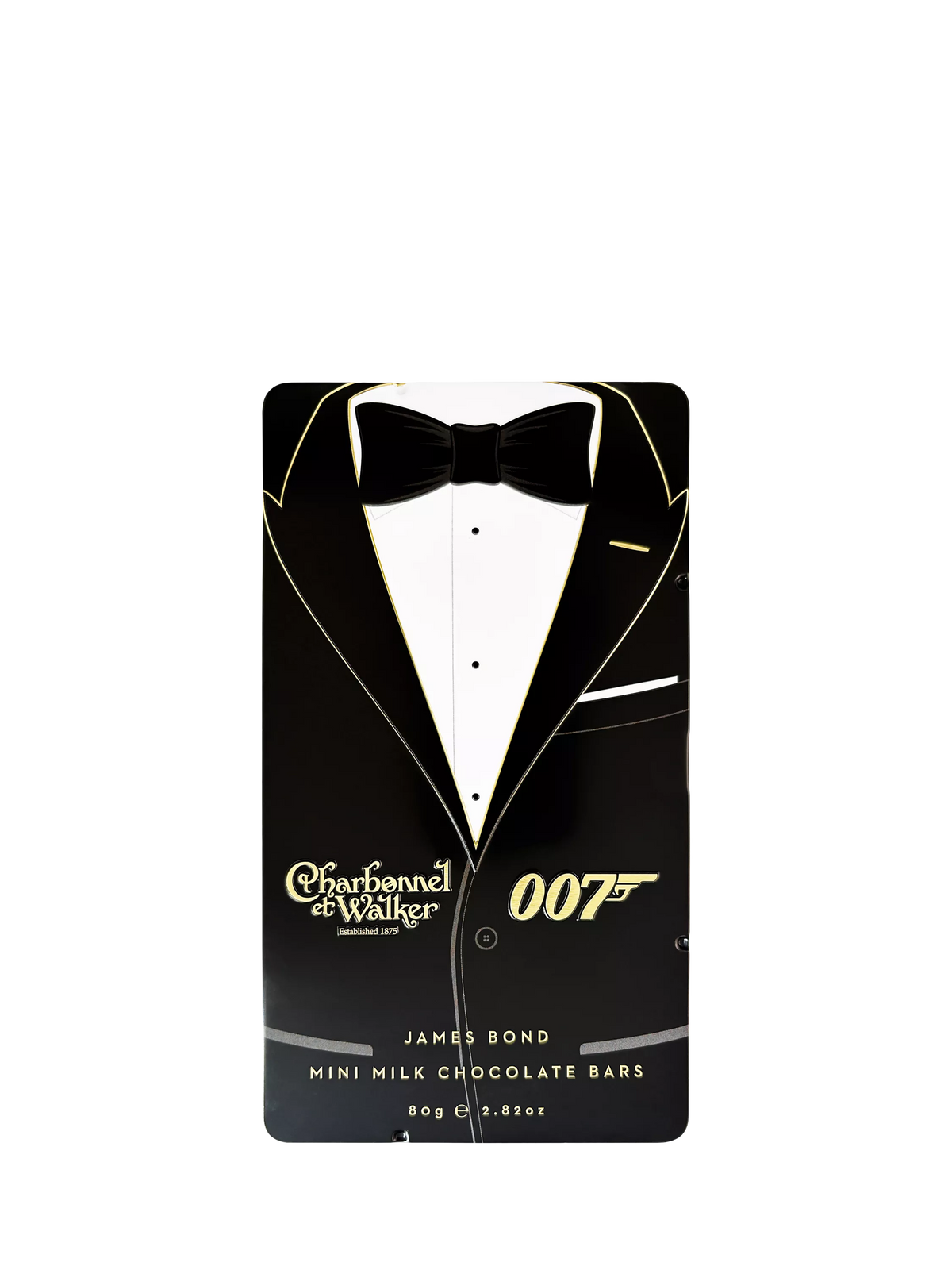 Charbonnel et Walker James Bond chocolate tin 80g - British product