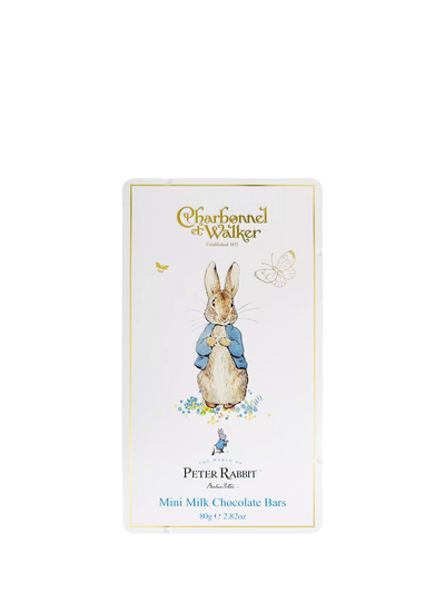 John Lewis Charbonnel et Walker Peter Rabbit Mini Chocolate Bar Tin 80g- Buy online at McGrocer