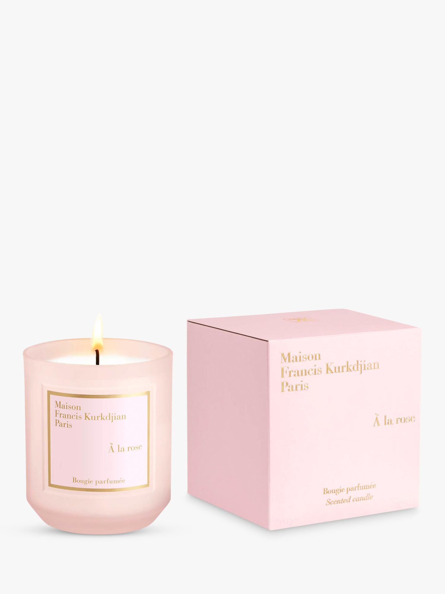 Maison Francis Kurkdjian À La Rose scented candle 300g, imported from the UK