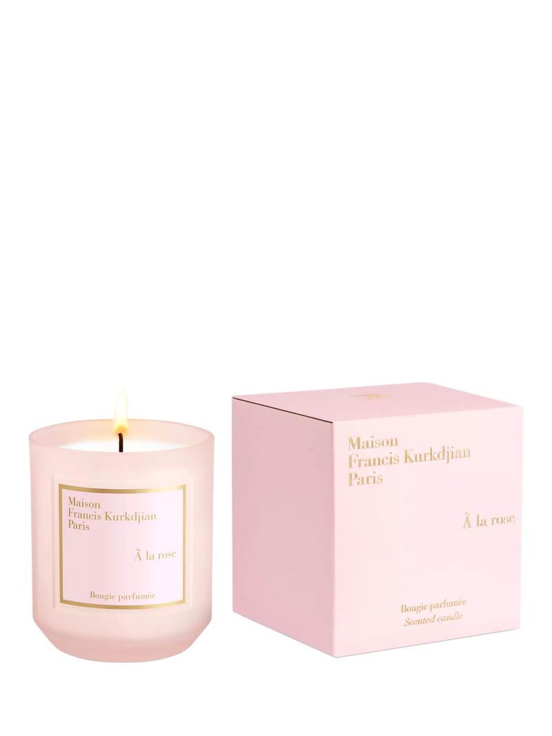 Maison Francis Kurkdjian À La Rose scented candle 300g, imported from the UK