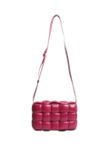 Pre-loved Bottega Veneta Padded Cassette shoulder bag in cinnabar purple (British brand)