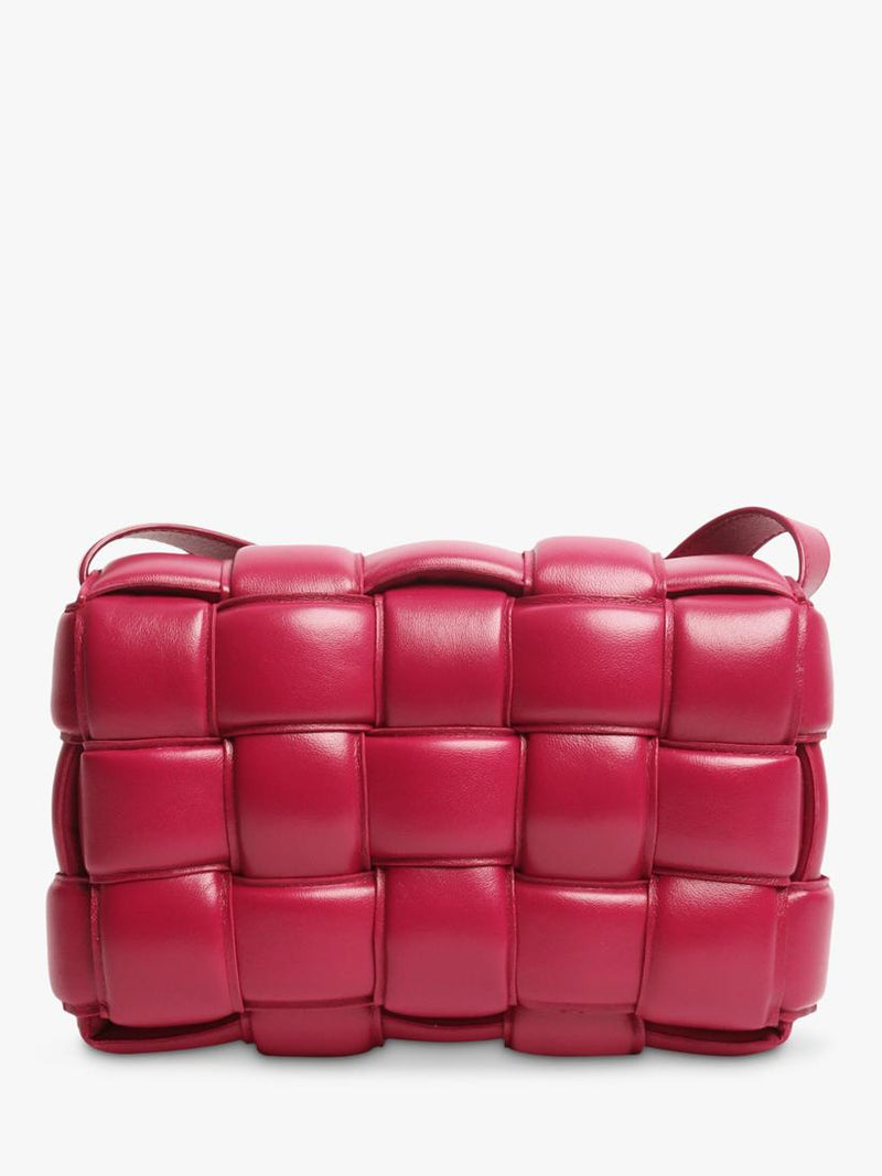 Pre-loved Bottega Veneta Padded Cassette shoulder bag in cinnabar purple (British brand)