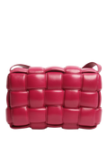 Pre-loved Bottega Veneta Padded Cassette shoulder bag in cinnabar purple (British brand)