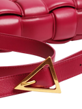 Pre-loved Bottega Veneta Padded Cassette shoulder bag in cinnabar purple (British brand)