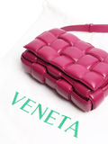 Pre-loved Bottega Veneta Padded Cassette shoulder bag in cinnabar purple (British brand)
