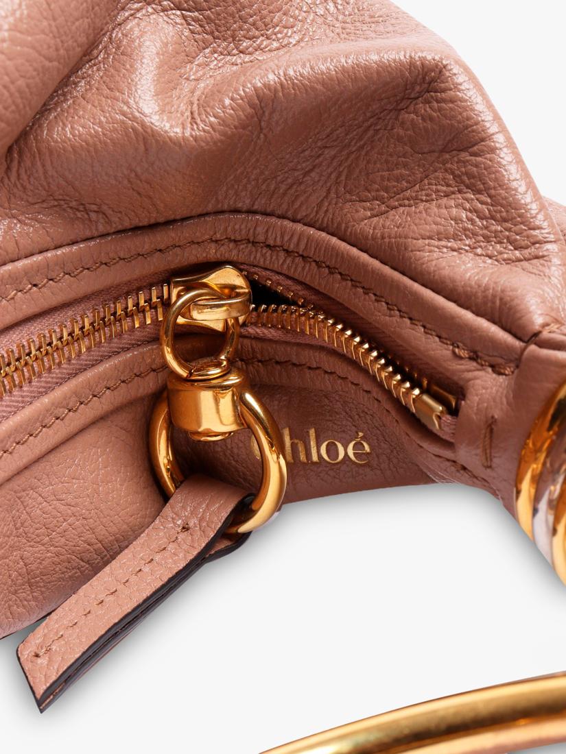 Pre-loved Chloe leather bracelet handbag neutral - British product