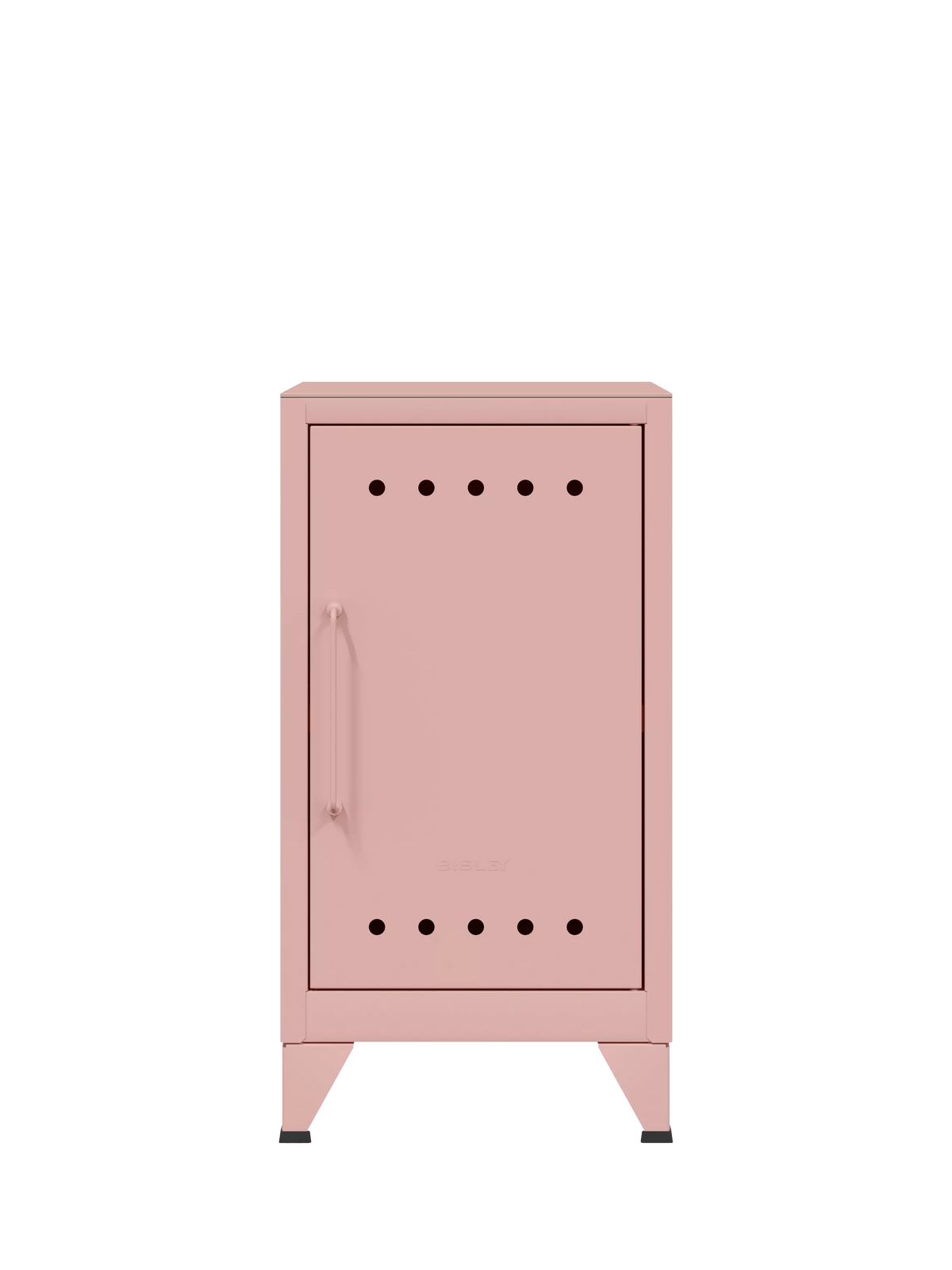Bisley Fern Mini side table locker Palest Pink, imported from the UK