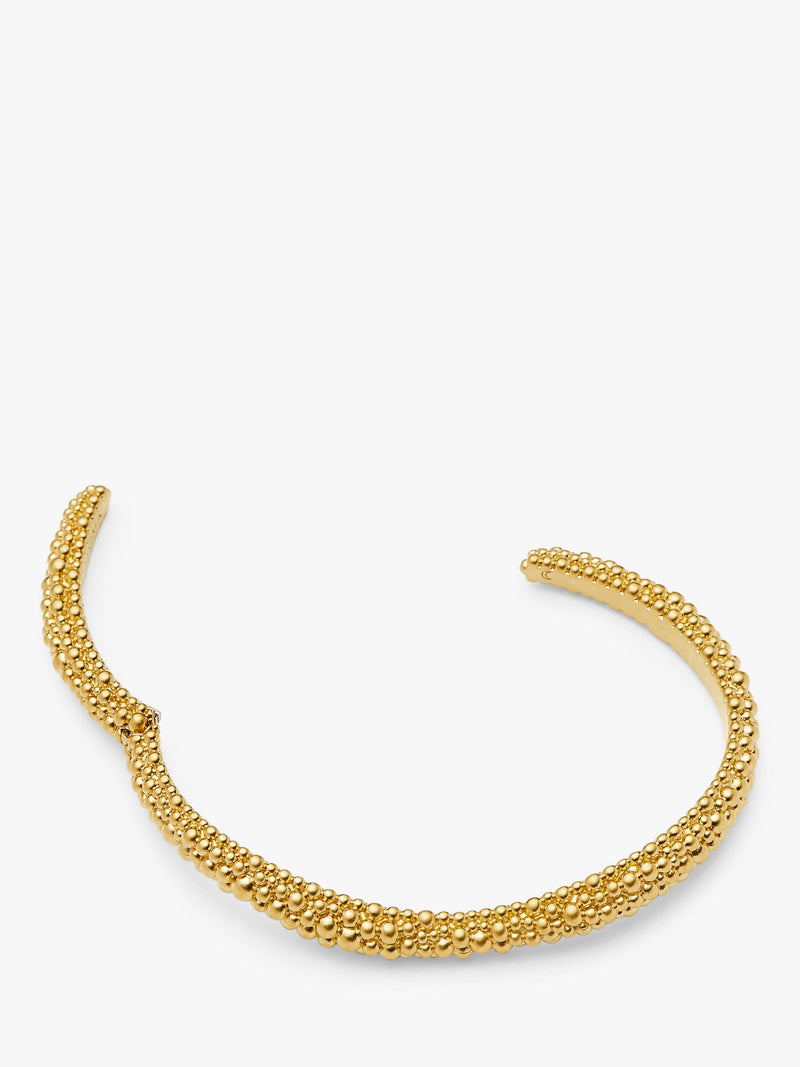 Missoma gold open claw cuff bracelet (British brand)