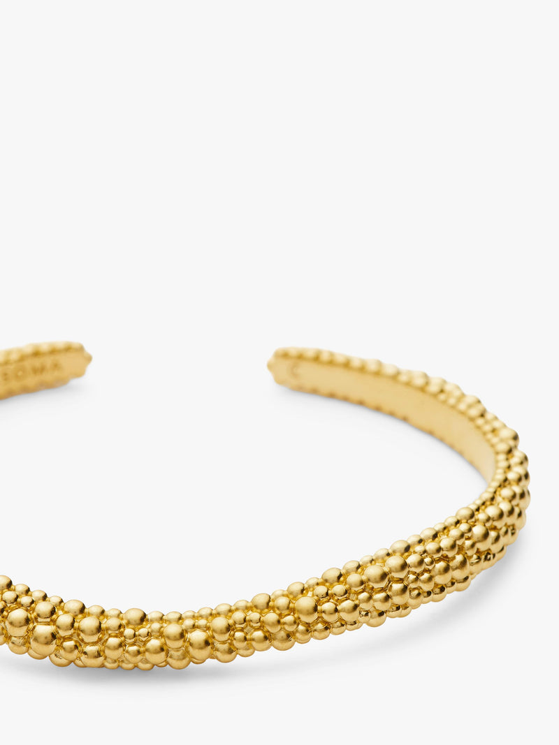Missoma gold open claw cuff bracelet (British brand)
