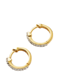 Missoma pavé crystal mini hoop earrings (British brand)