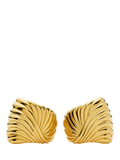 Missoma Ridge Studs gold earrings, UK version