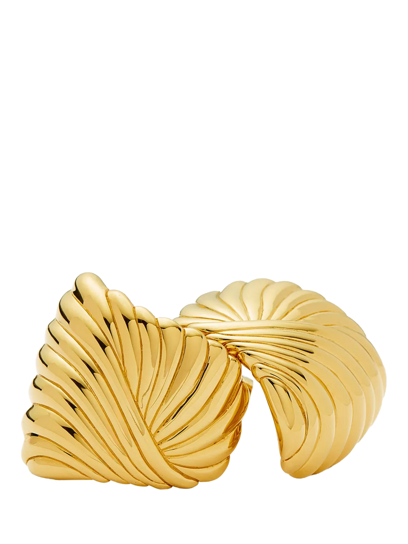 Missoma Ridge Studs gold earrings, UK version