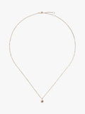 Missoma 14ct yellow gold birthstone pendant necklace with amethyst (British brand)