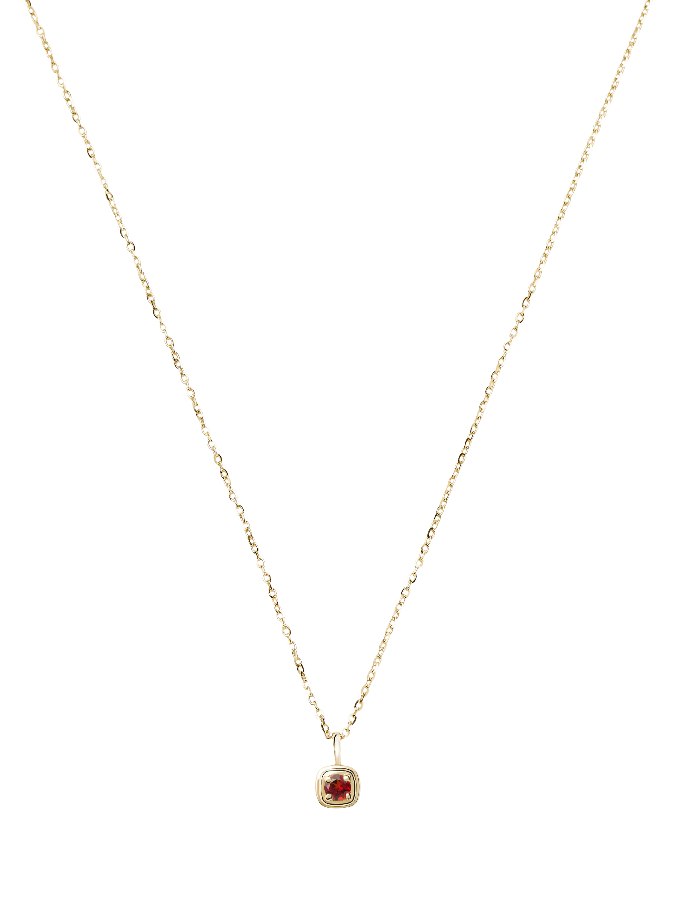 Missoma 14ct Yellow Gold Birthstone Pendant Necklace