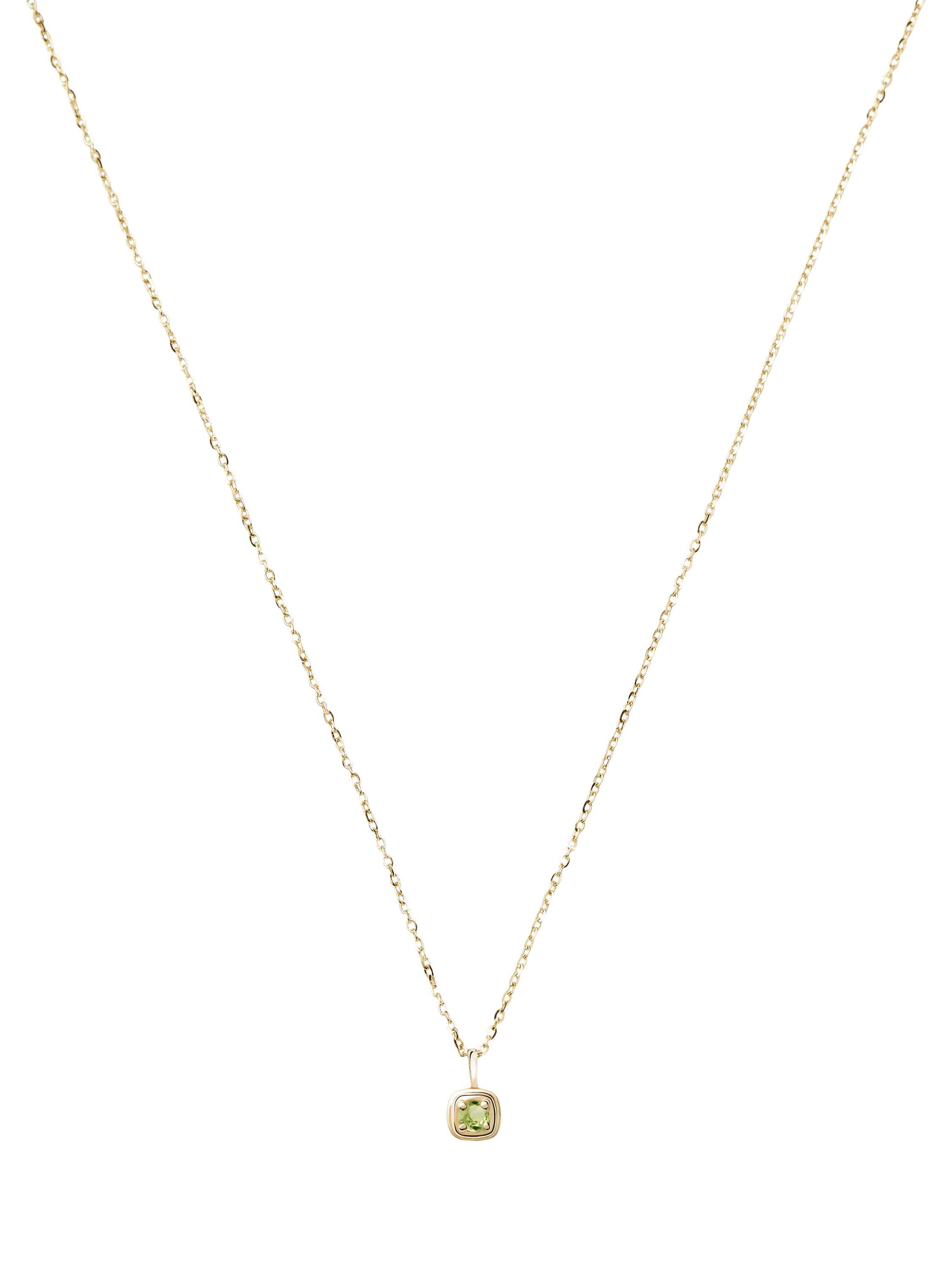 Missoma 14ct Yellow Gold Birthstone Pendant Necklace