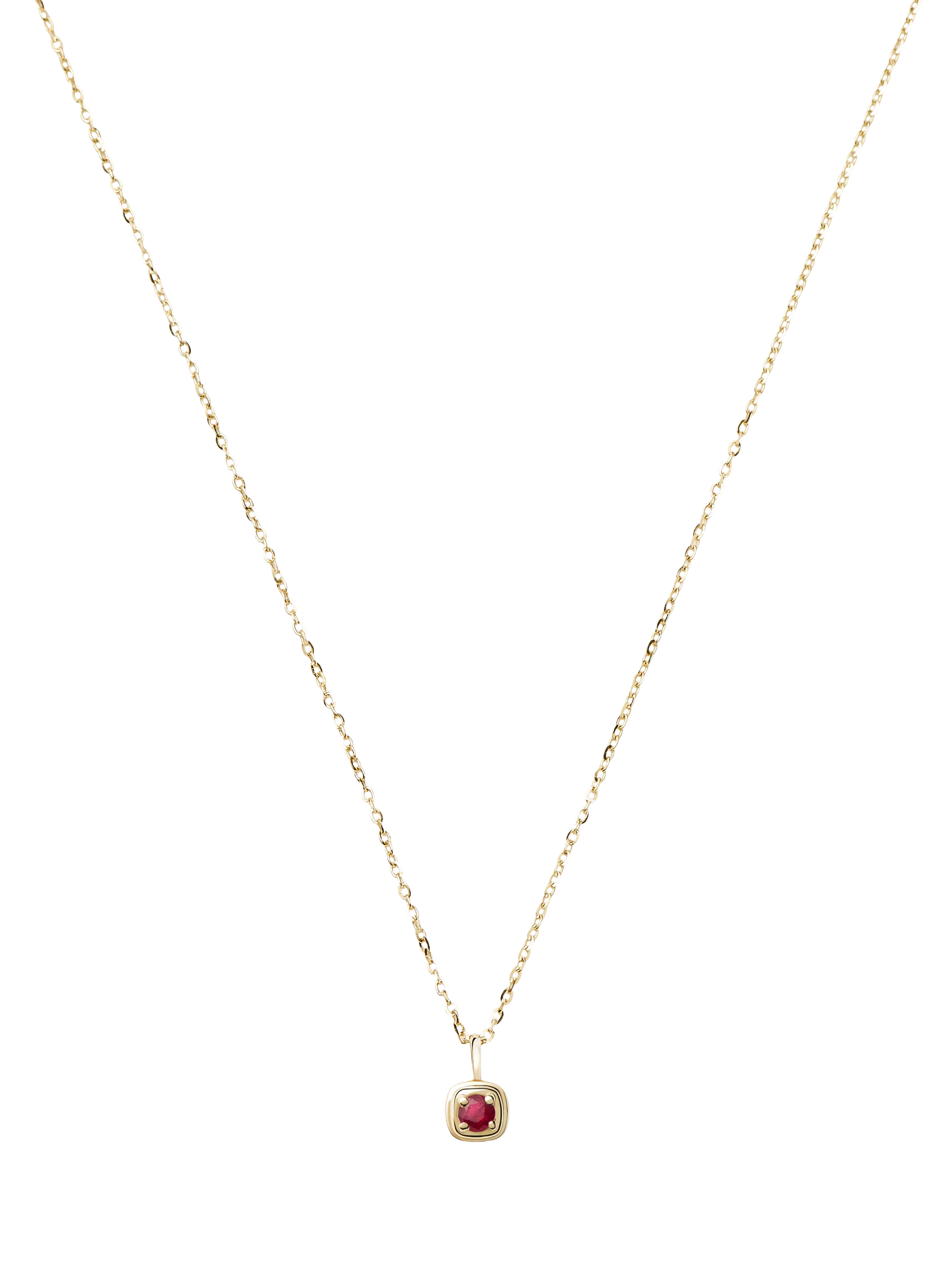 Missoma 14ct Yellow Gold Birthstone Pendant Necklace