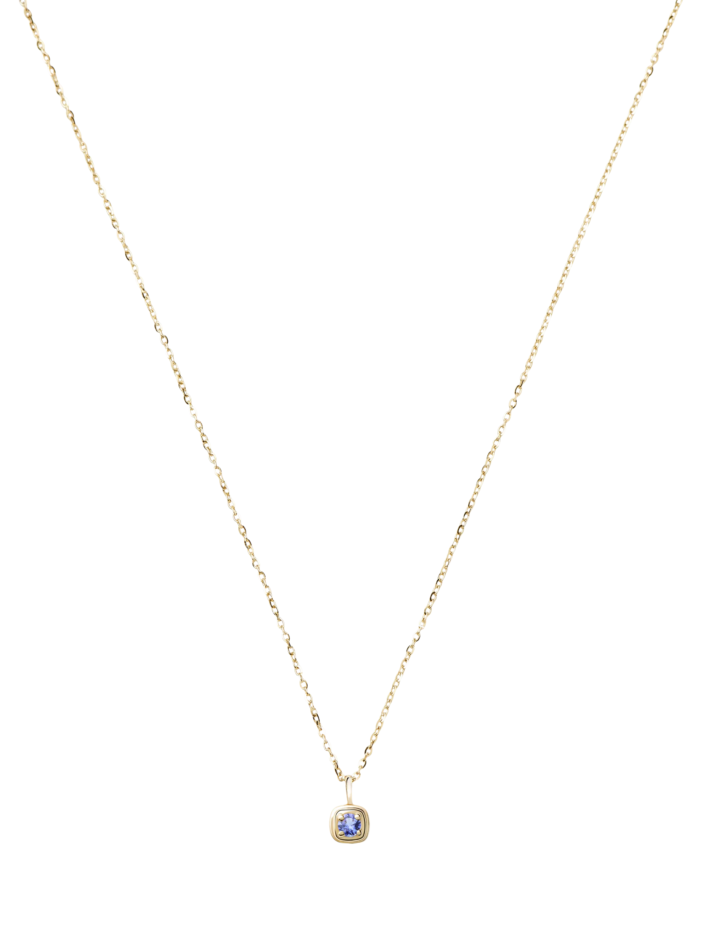 Missoma 14ct Yellow Gold Birthstone Pendant Necklace