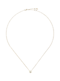 Missoma yellow gold solitaire diamond necklace 45cm - British product