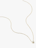 Missoma yellow gold solitaire diamond necklace 45cm - British product