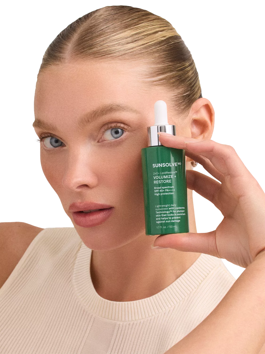 SunsolveMD LipidRestore SPF 40 volumising sunscreen 50ml - British product