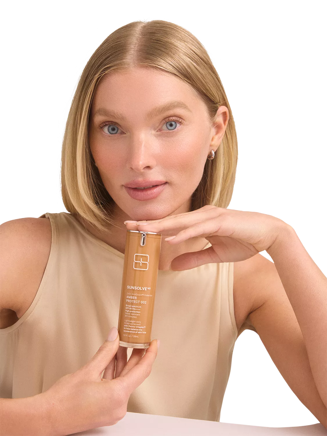 SunsolveMD tinted SPF 50 sunscreen 28ml, imported from the UK