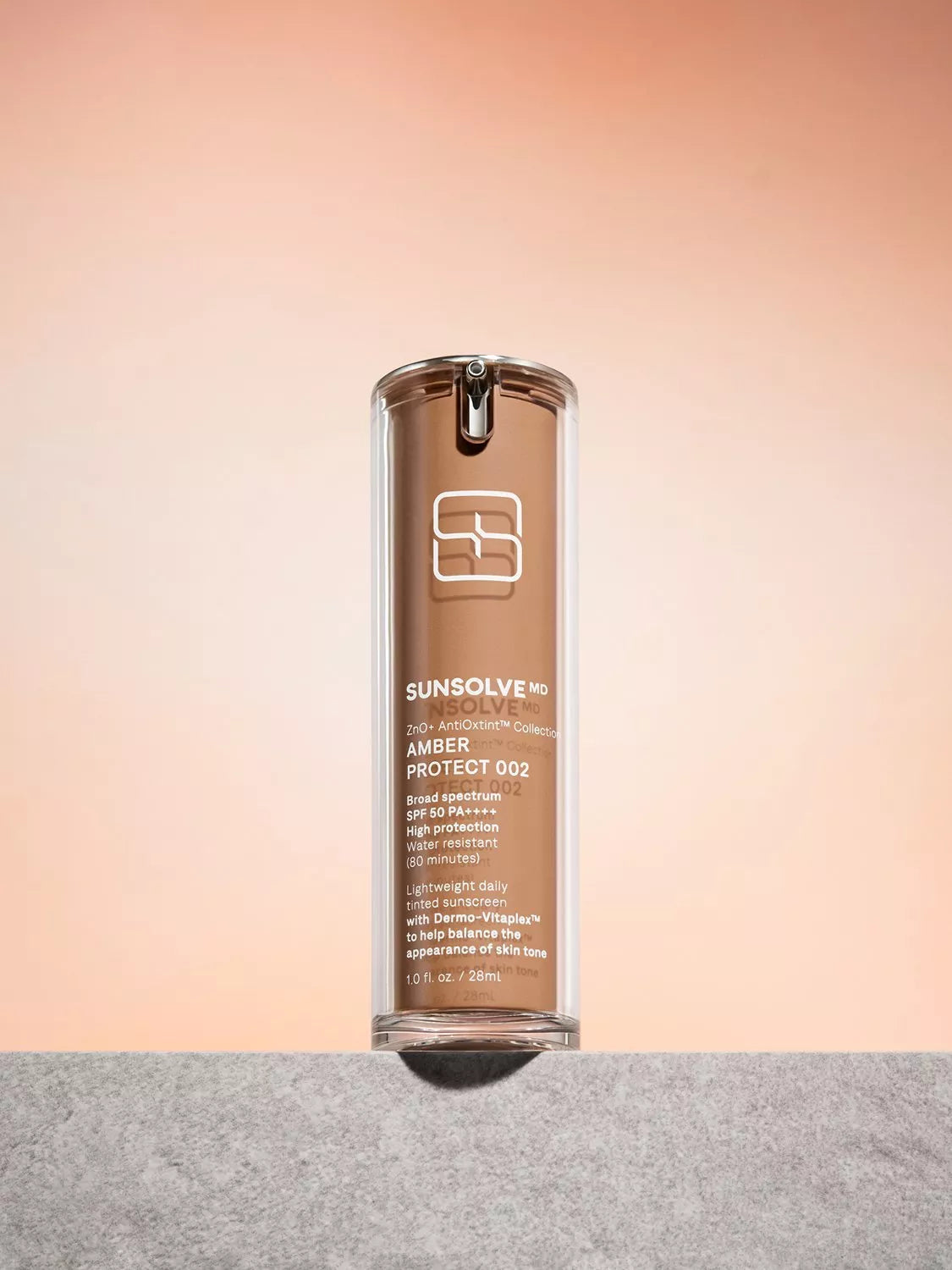 SunsolveMD tinted SPF 50 sunscreen 28ml, imported from the UK