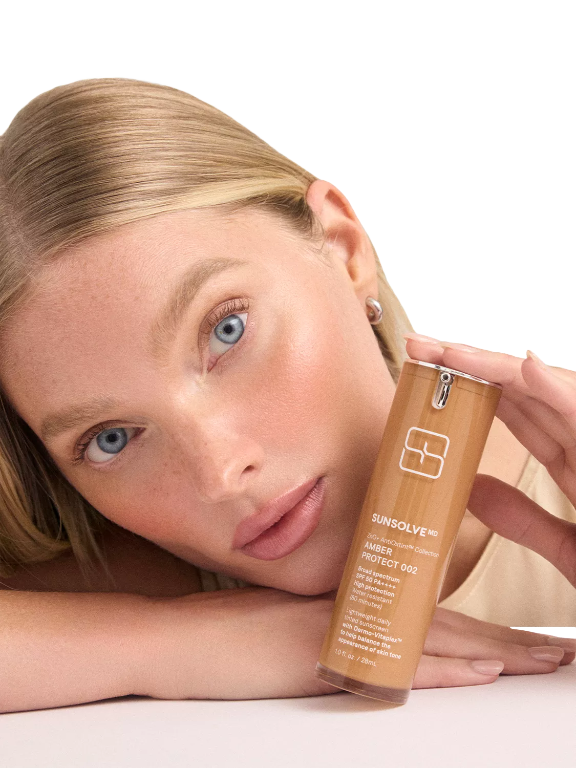 SunsolveMD tinted SPF 50 sunscreen 28ml, imported from the UK